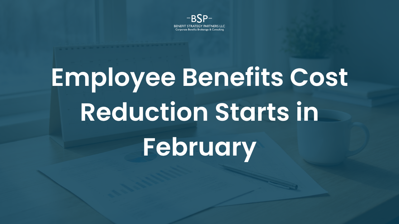 Calendar and financial planning documents on desk for employee benefits review