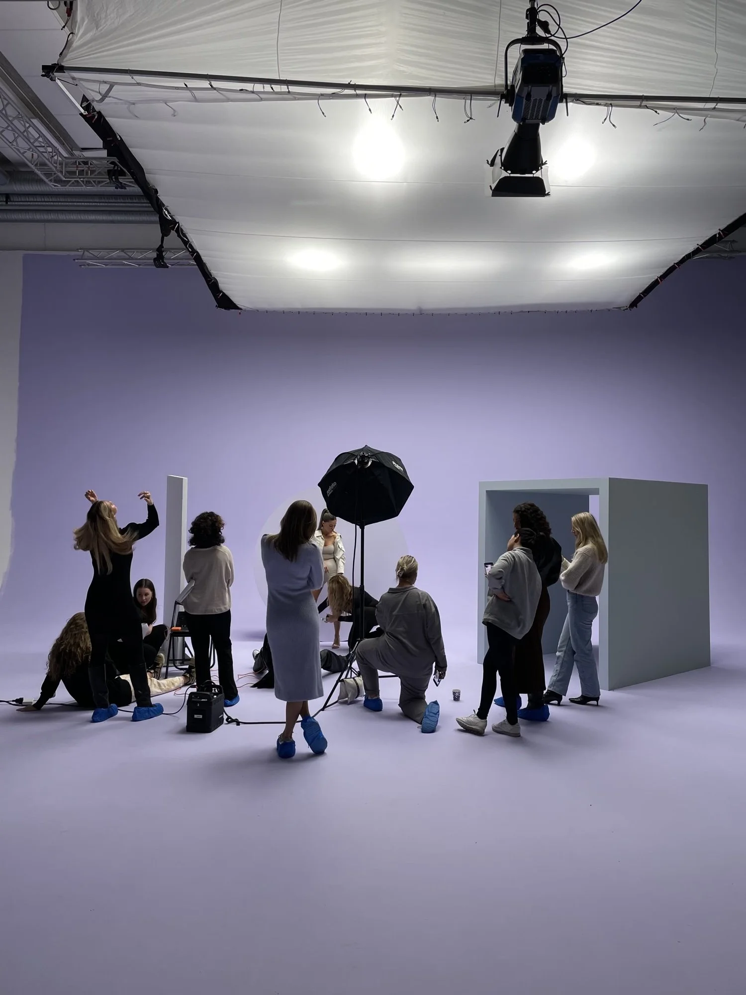 BTS från en Nelly studioplåtning med Bianca Ingrosso