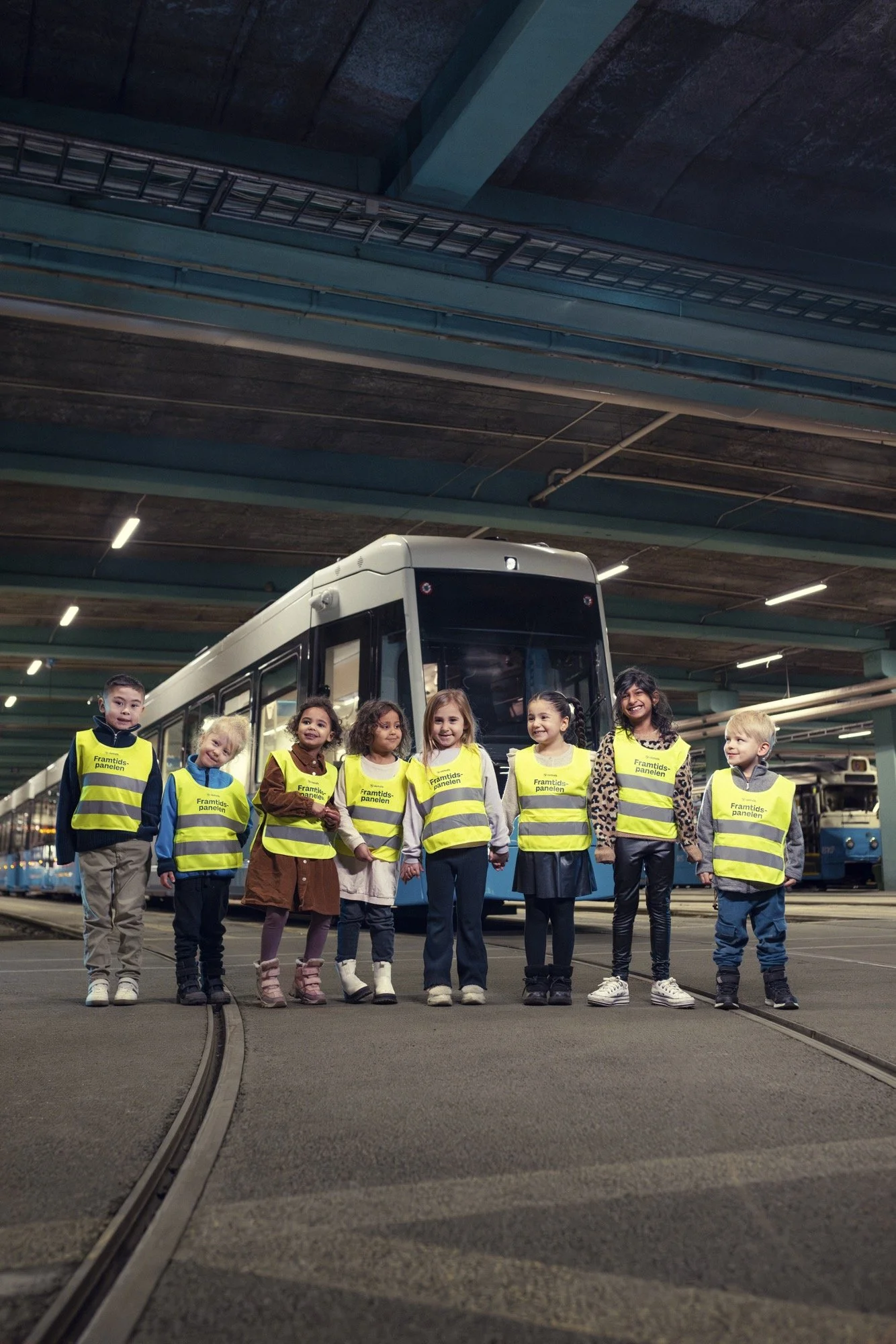 Kampanj för Västtrafik i Göteborg när den nya spårvagnen skulle lanseras.