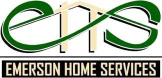 Logo for EPTS Emerson Home Services with green and beige text.