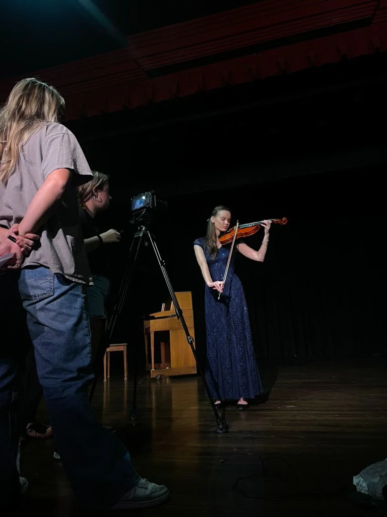 This is a behind the scenes photo of The waiting Room Team led by Good Fortune Pictures