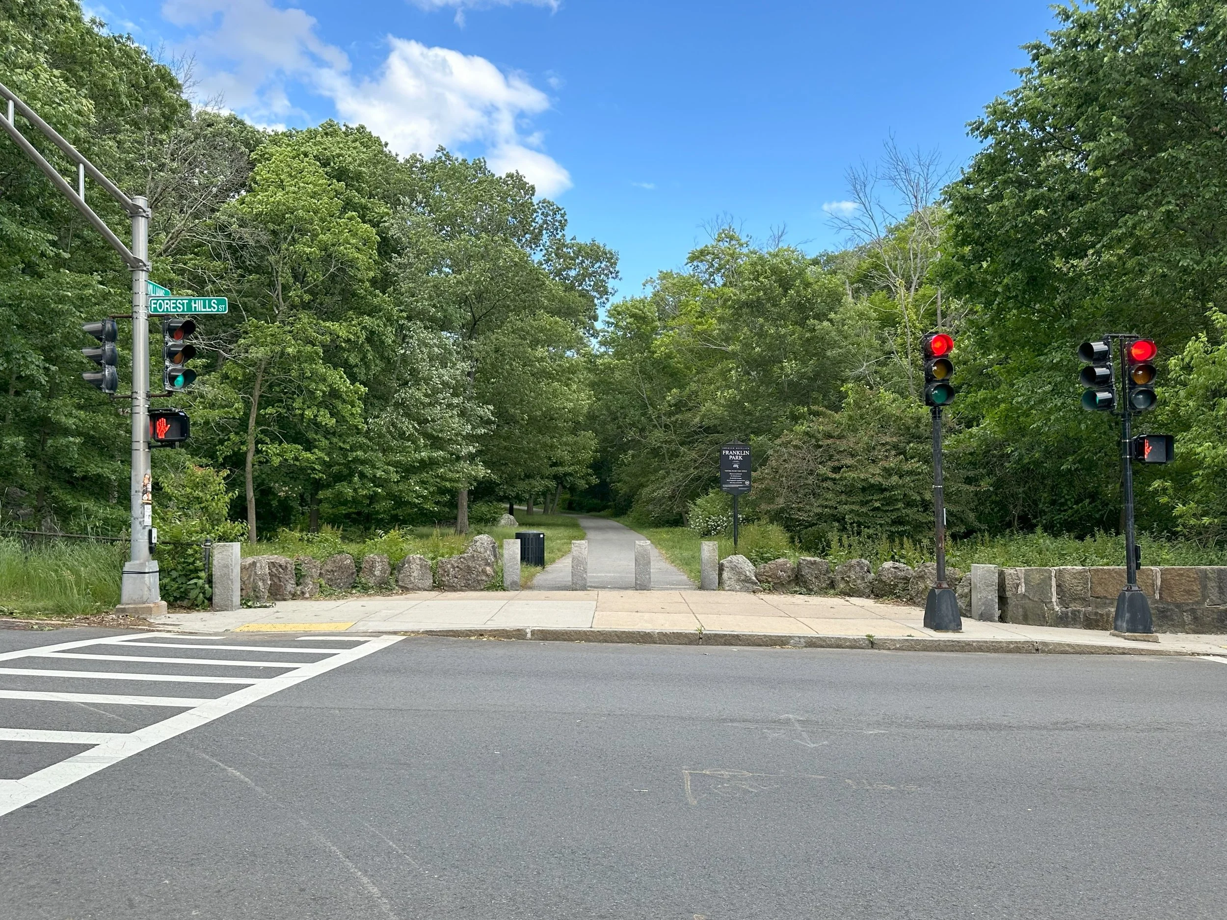 Entrance to Franklin Park