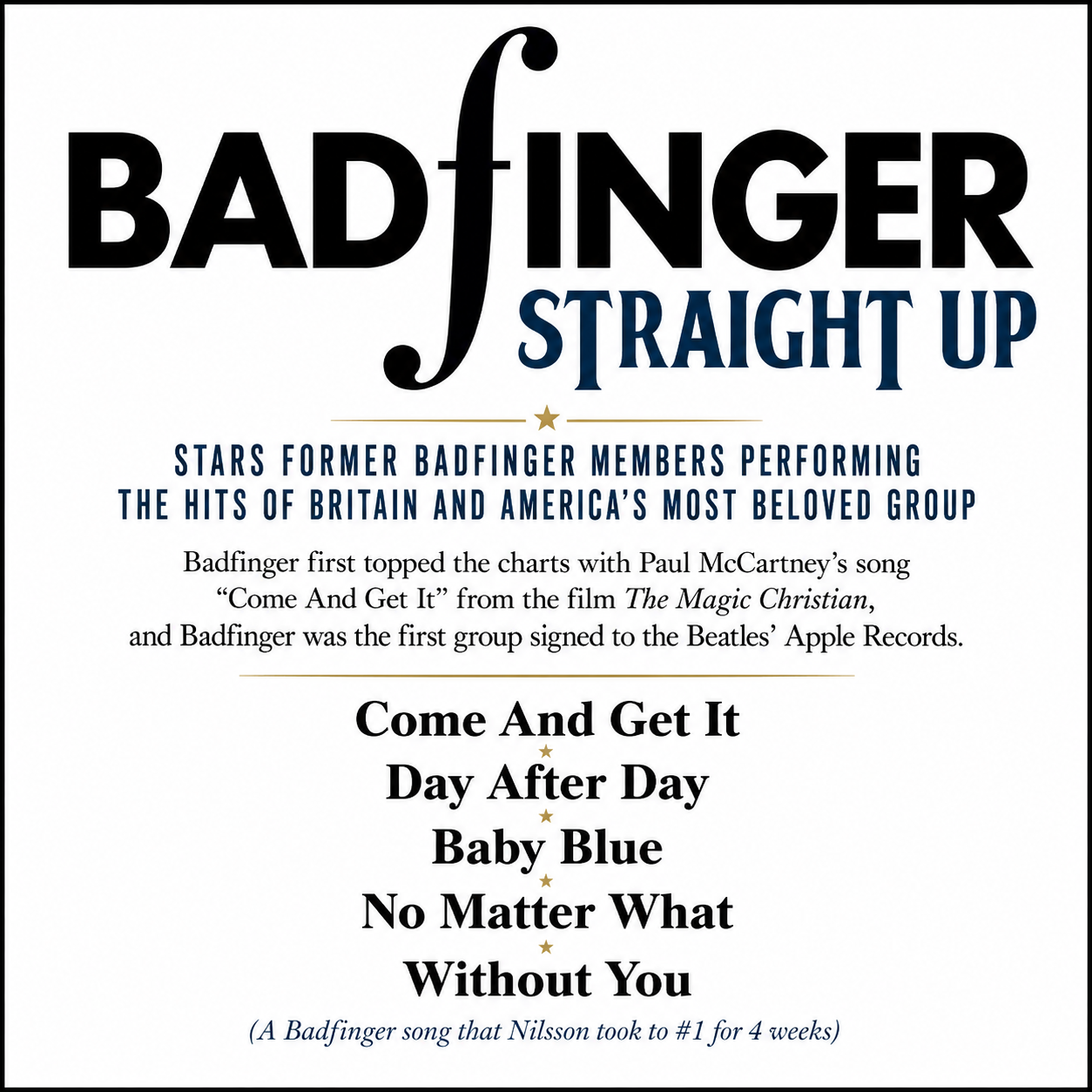 Badfinger Straight Up