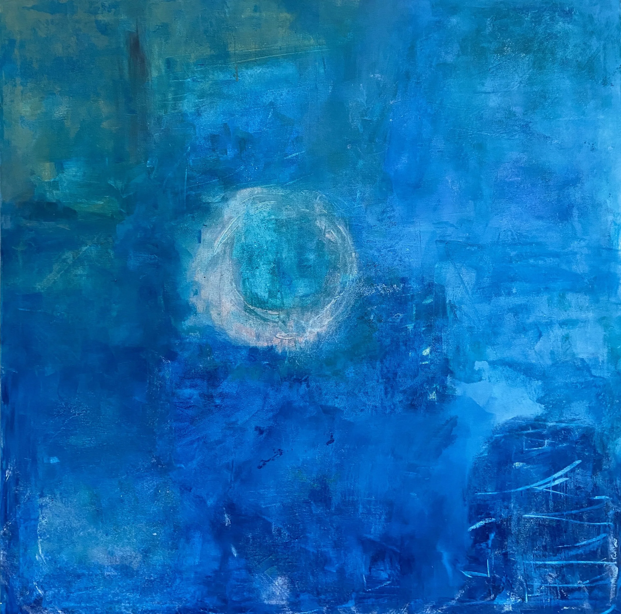"Moonrise," 36"x36", Acrylic, $2,500