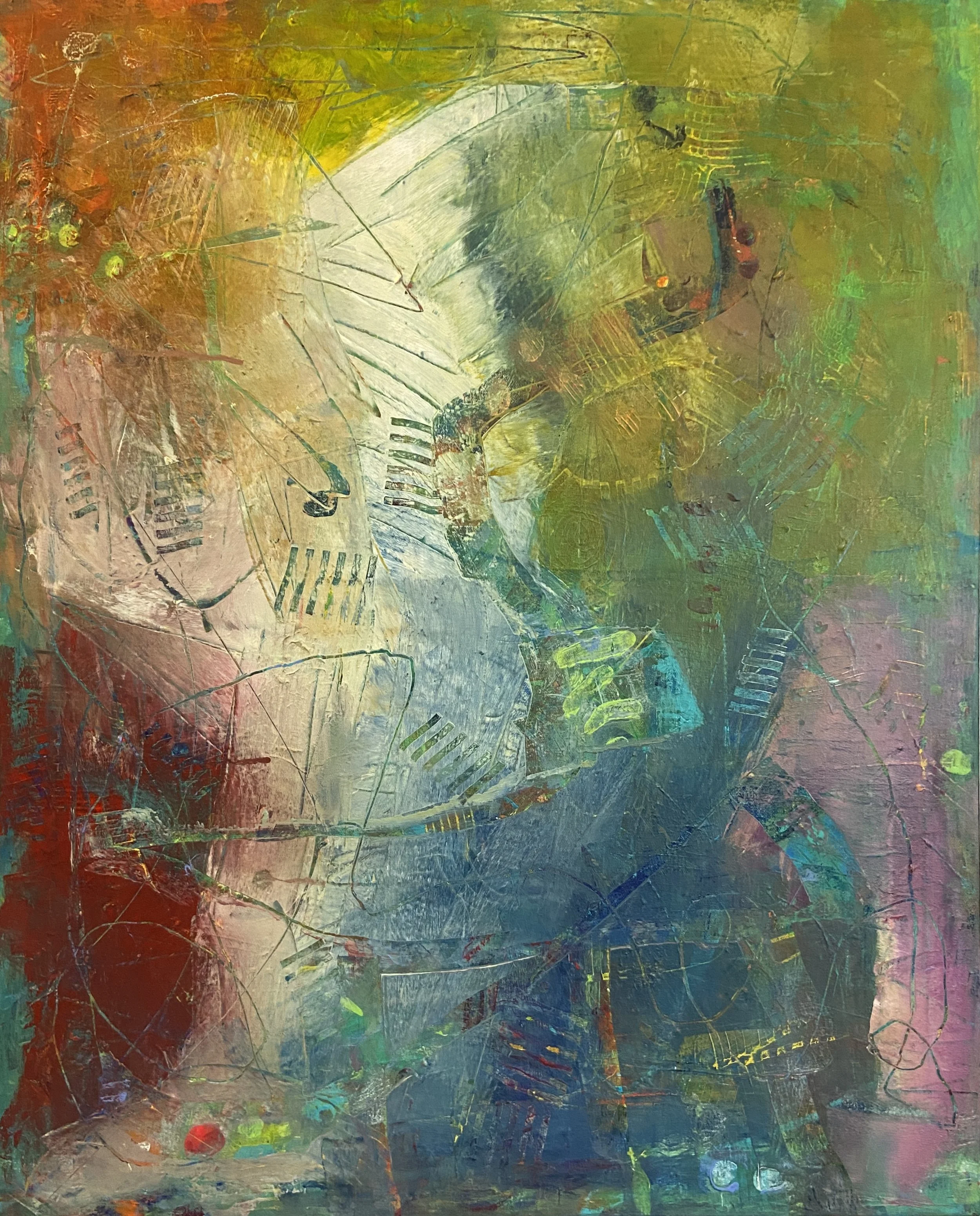 "Surprise," 24"x30", Acrylic, $1,500