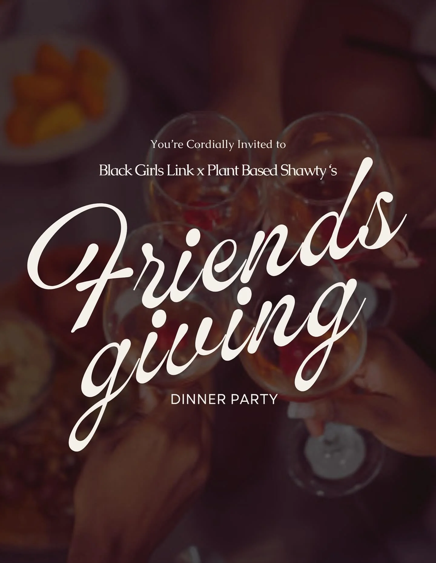 Join BGL and @plantbasedshawty for a one-of-a-kind dinner to celebrate community, connection, AND culture on November 9, 2025, at 7 PM EST at @sweetcatchbk, featuring delicious desserts from @simplysweetnyc.

Whether you&rsquo;re plant-based, plant-c