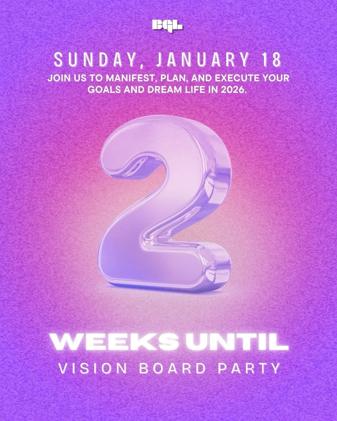 We&rsquo;re only 2 weeks away from BGL&rsquo;s Allow Me To Reintroduce Myself: Vision Board Party on Sunday, January 18, 2026, at 2 PM at @missbarbsbk!! Did you buy your ticket yet??

Ready to start the year off right with intention in achieving your