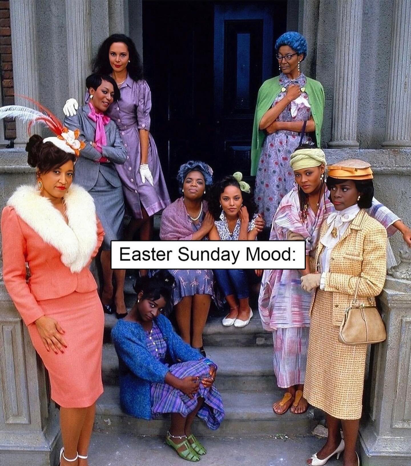 Church starts at 10, but the fashion show started at 9:15. Happy Easter! #hehasrisen 🐣✨

#easter #churchgirl #sundaybest #eastersunday