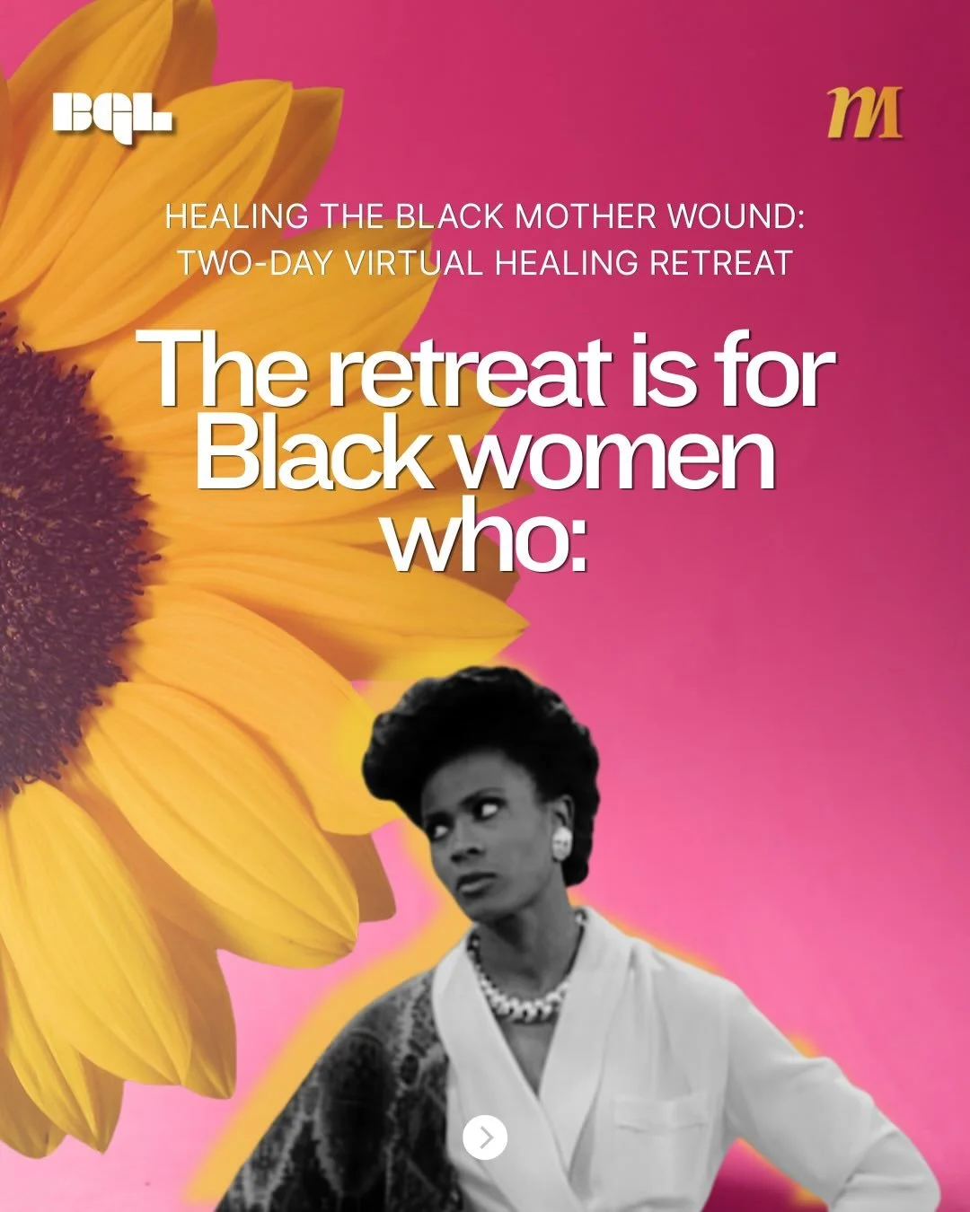 If any of these resonate with you and you&rsquo;re ready for generational healing, reclaiming your worth and breaking cycles that were never yours to carry - then &ldquo;Healing the Black Mother Wound: Two-Day Virtual Healing Retreat&rdquo; on April 