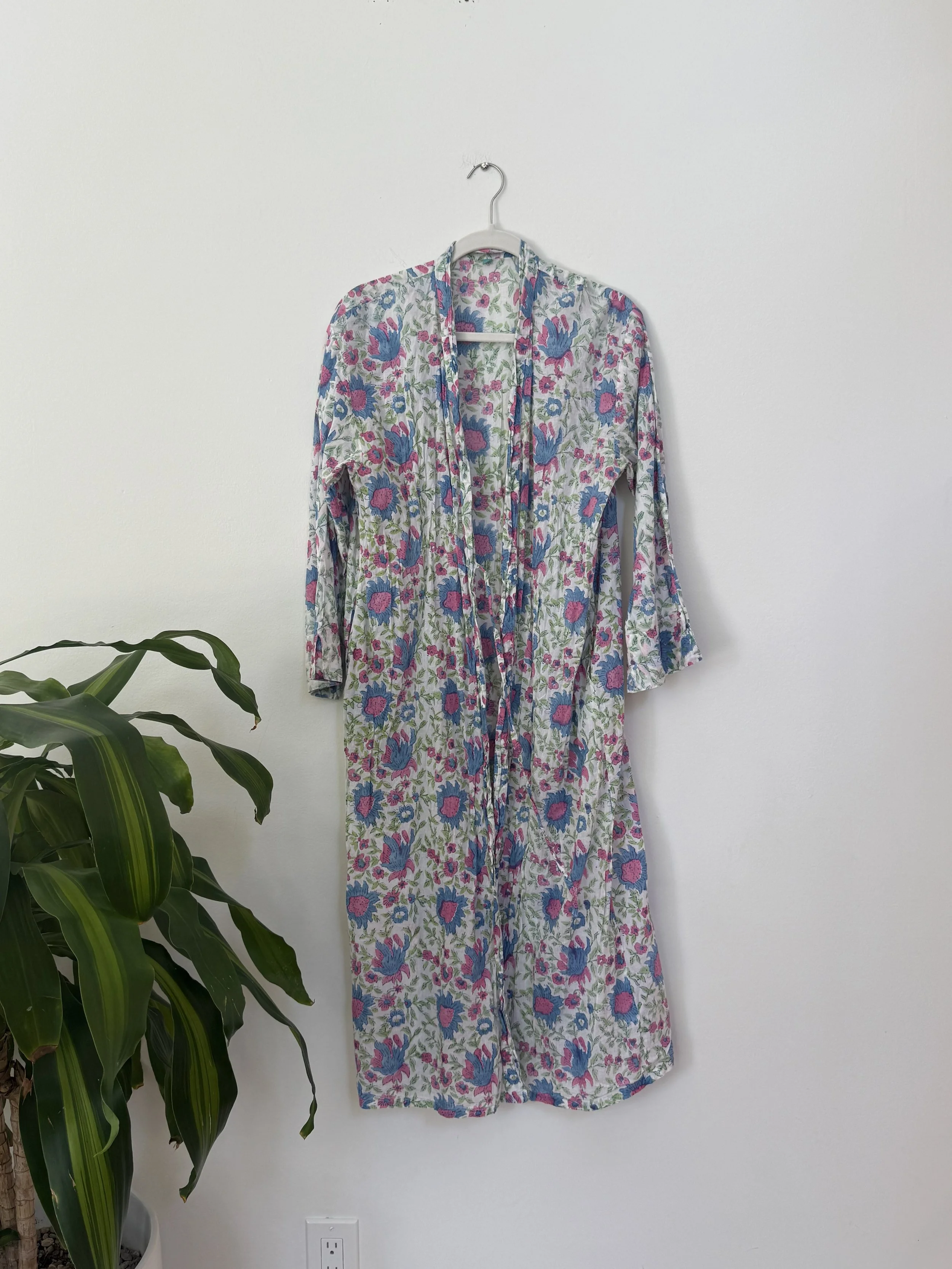 Floral Cotton Robe