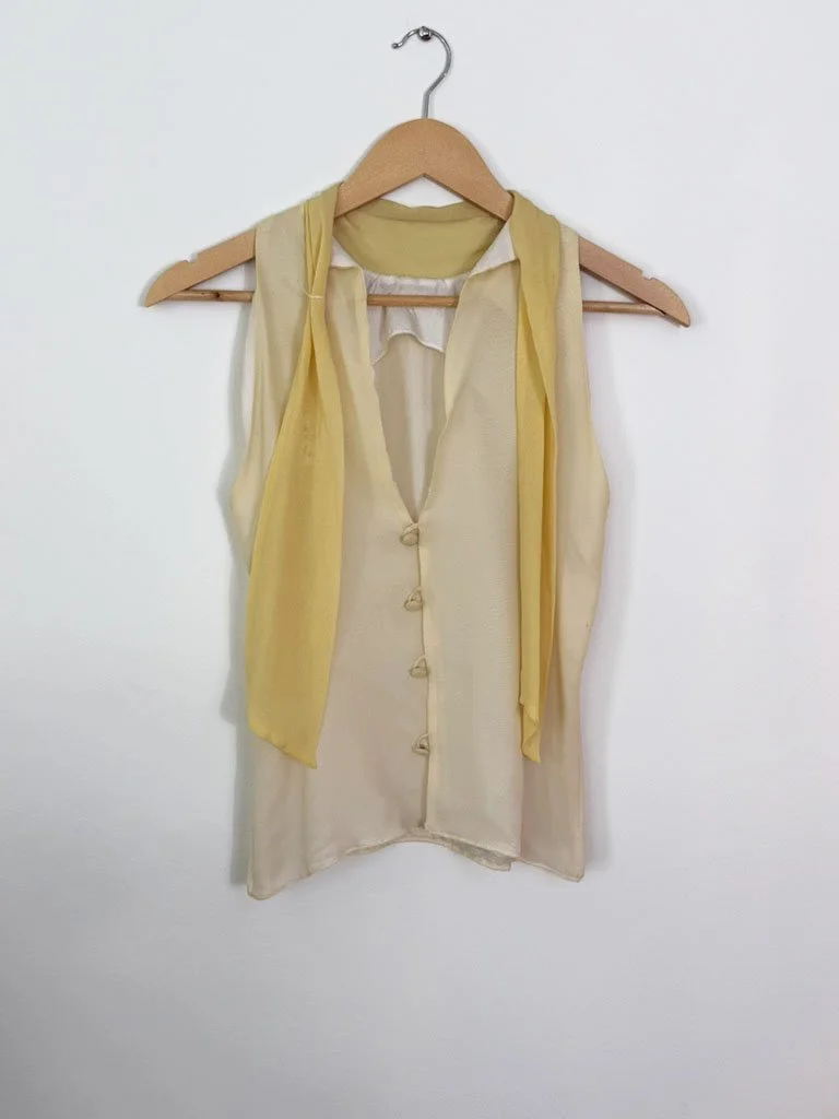 1980s Hanna Hartnett Silk Blouse