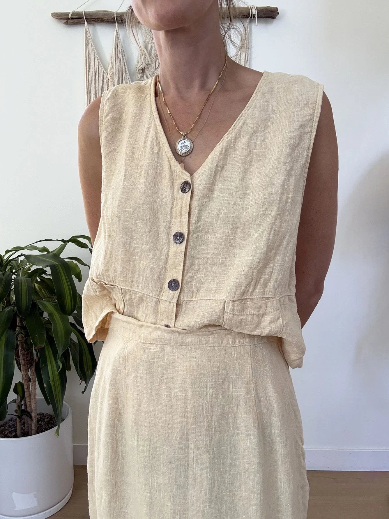 Clio linen skirt set modeled 2.jpg