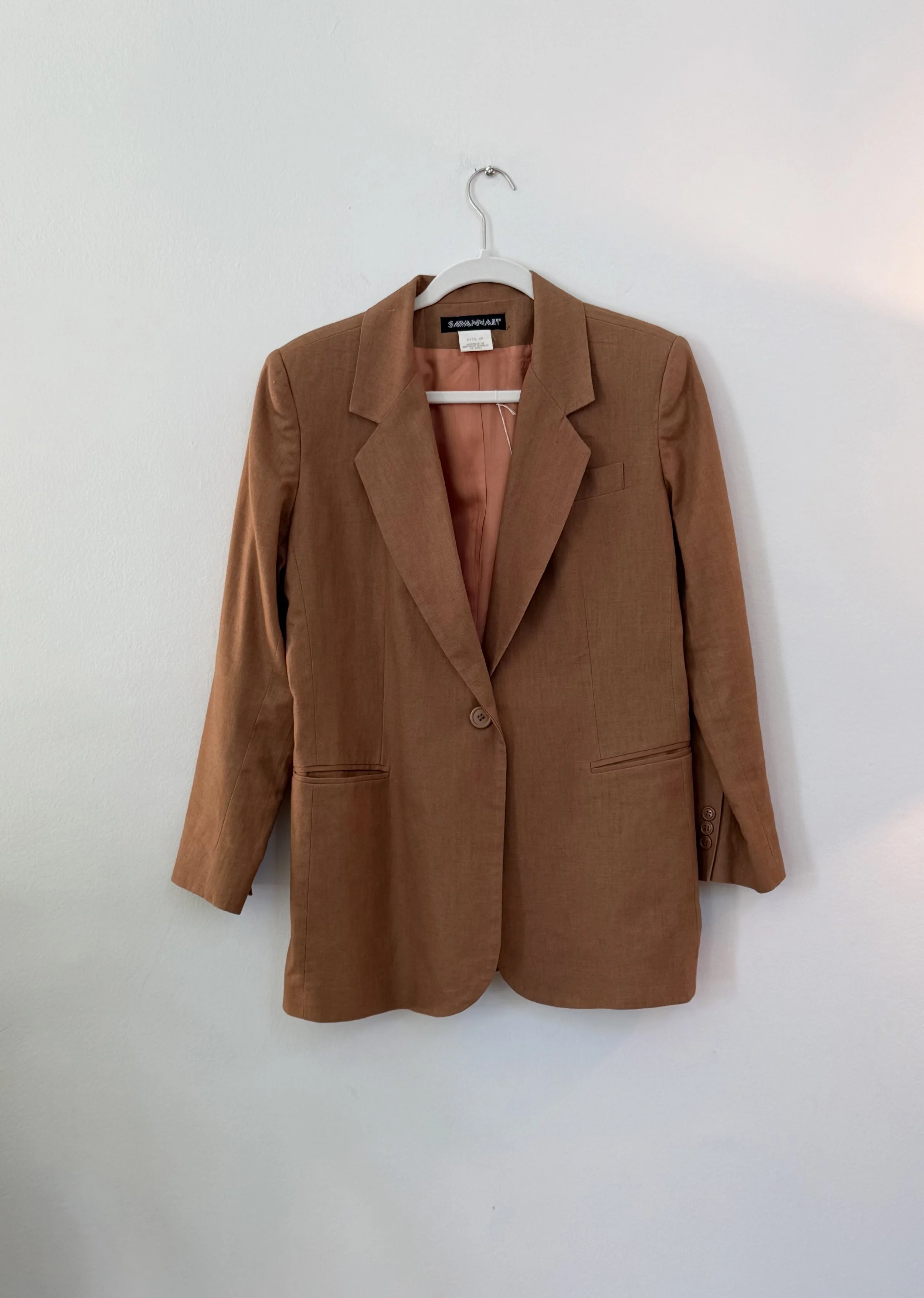 1980s Linen Blazer