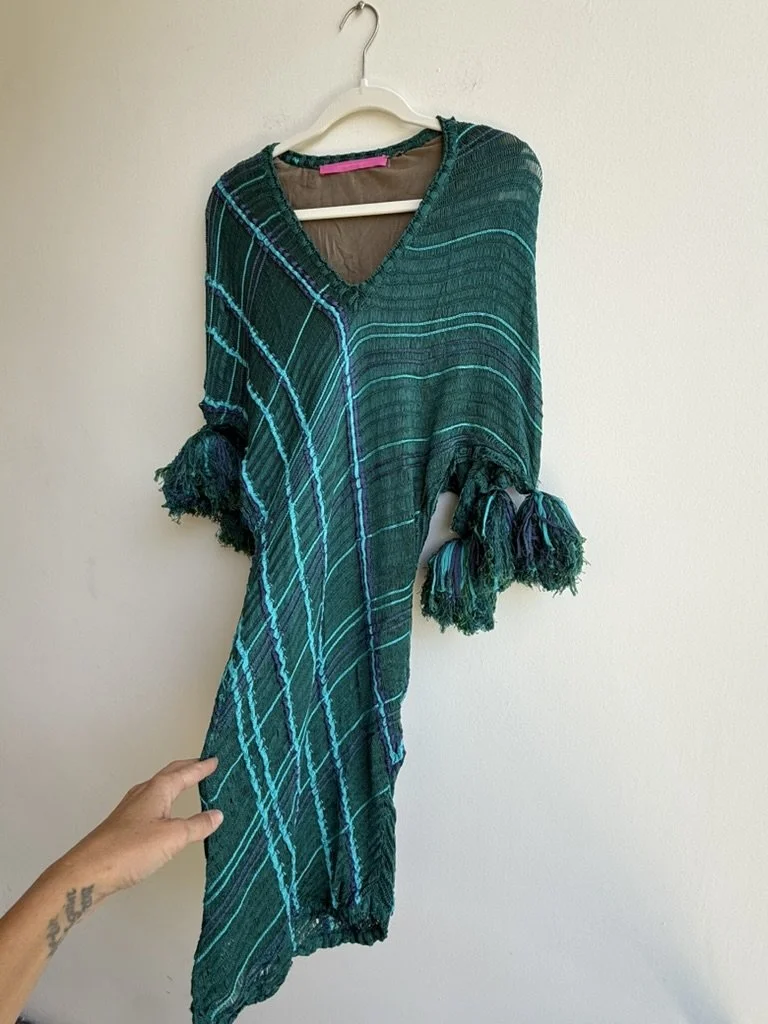 Y2K Emanuel Ungaro Knit Pom Pom Dress