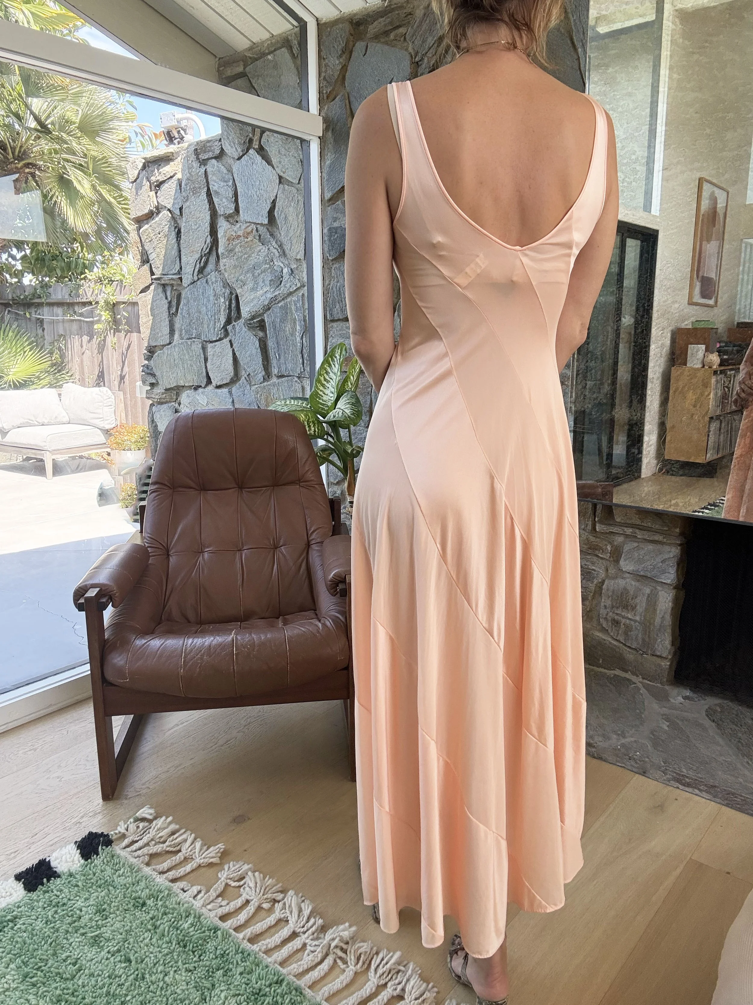 Peachy Pink Semi-Sheer Gown back.jpg