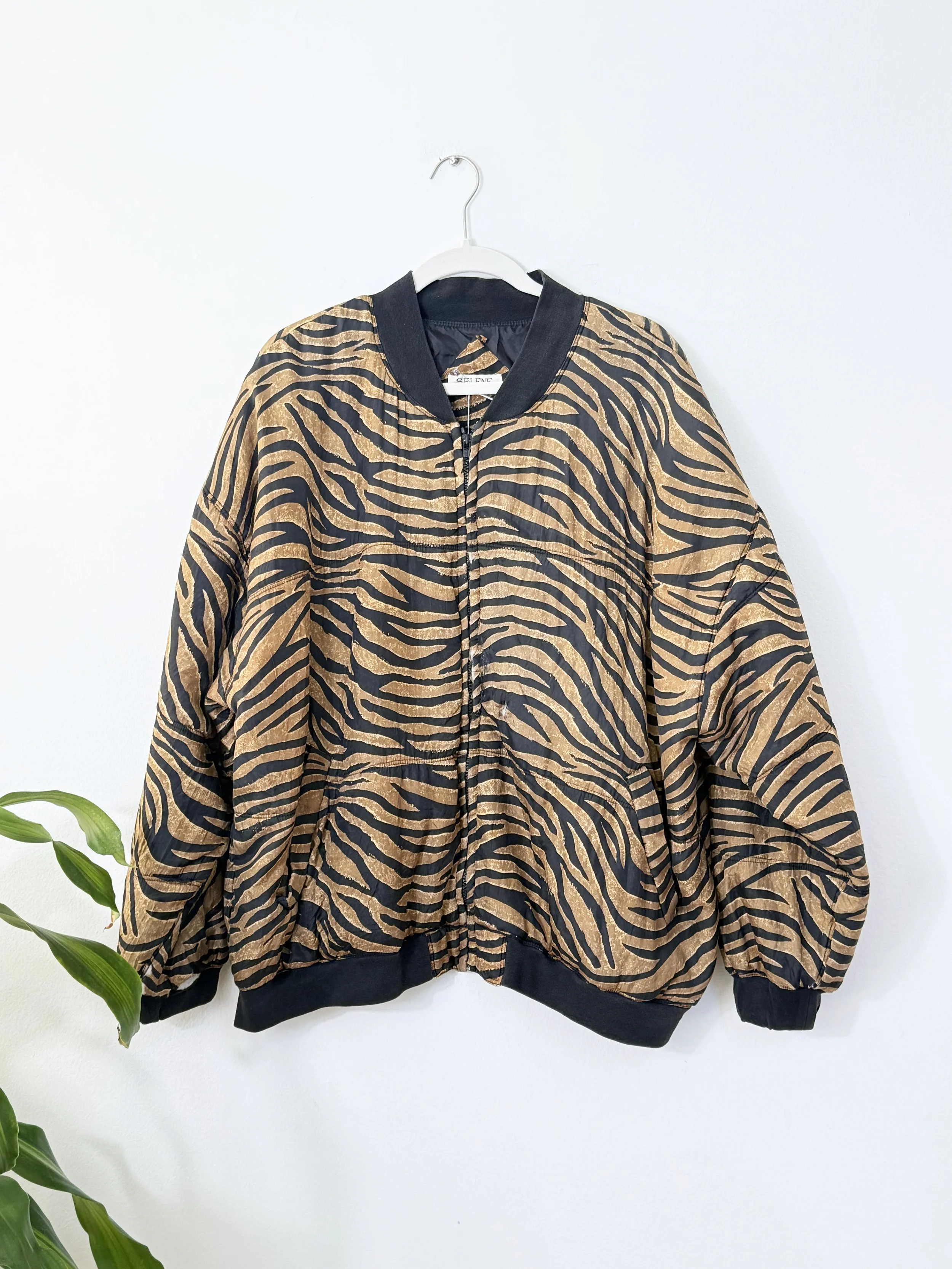 1980s Selene Tiger Bomber Jacket