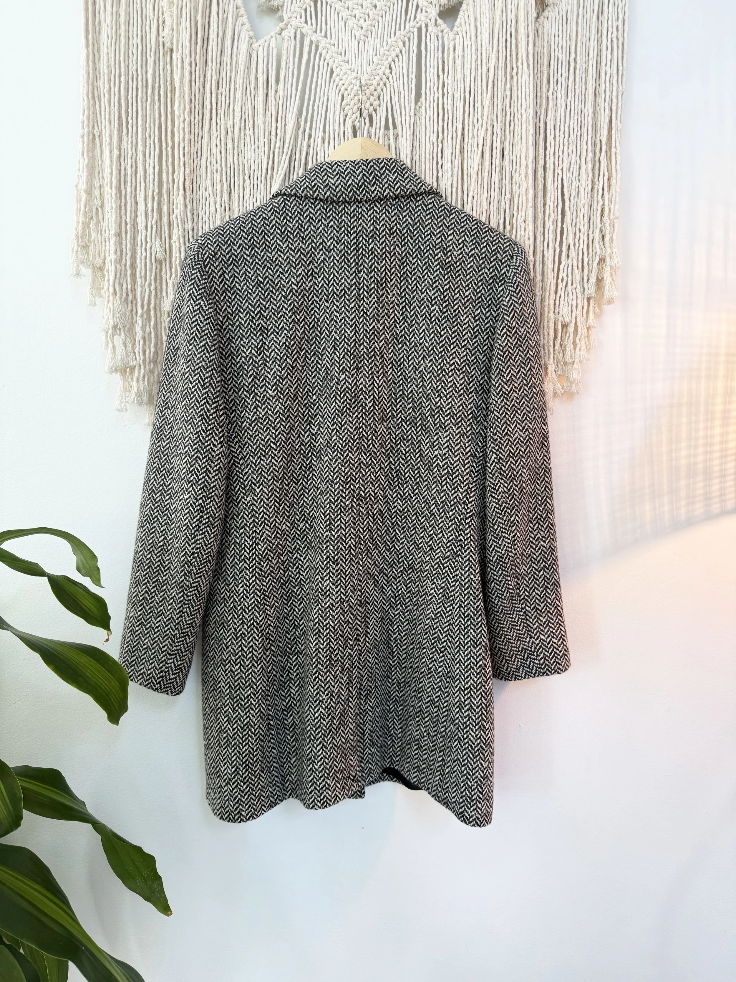 Saks Herringbone Tweed Coat 2.jpg