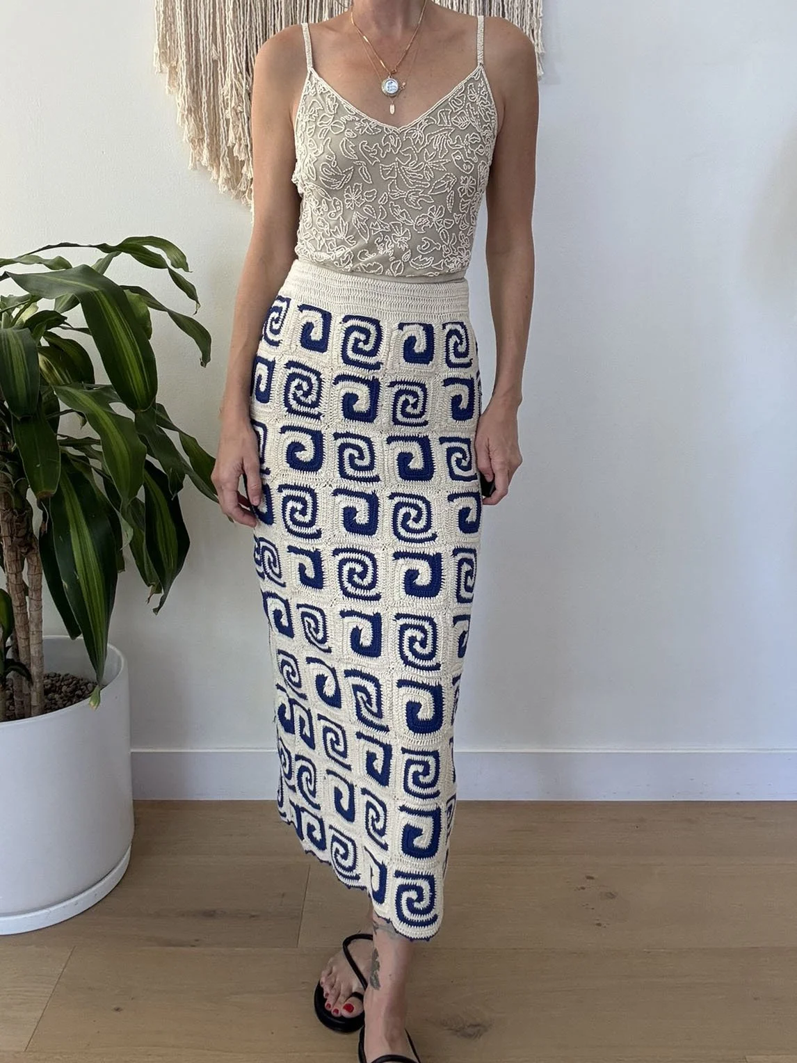 Rhode cotton Greece skirt modeled2.jpg