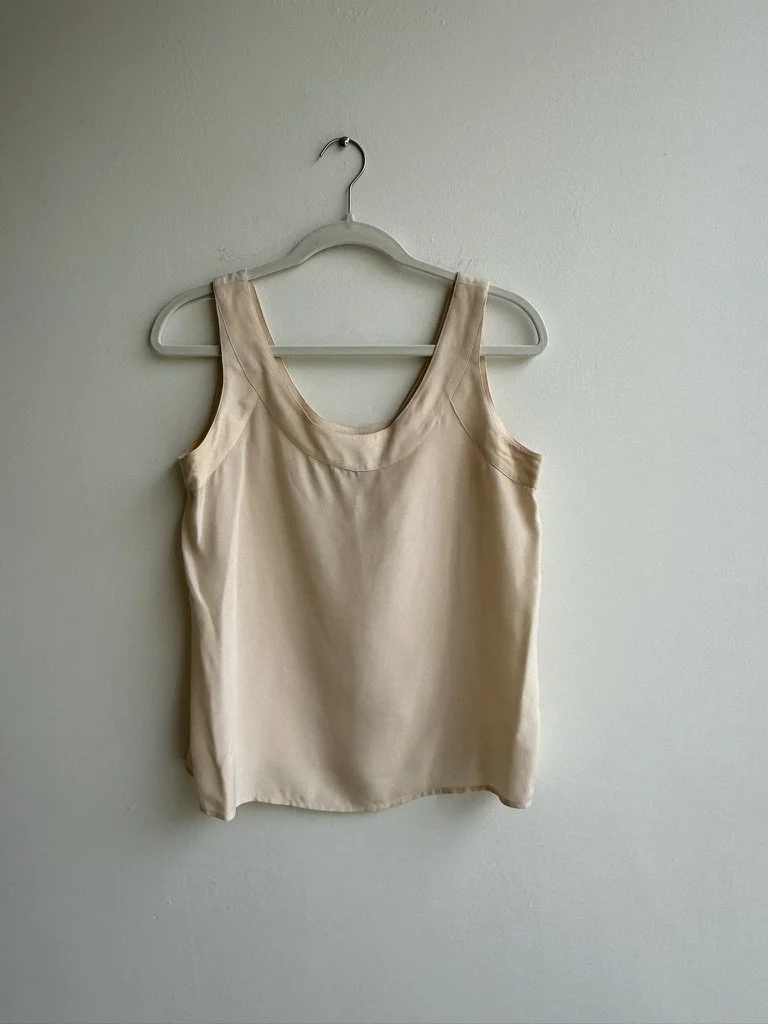 Silk Wide Strapped Tank