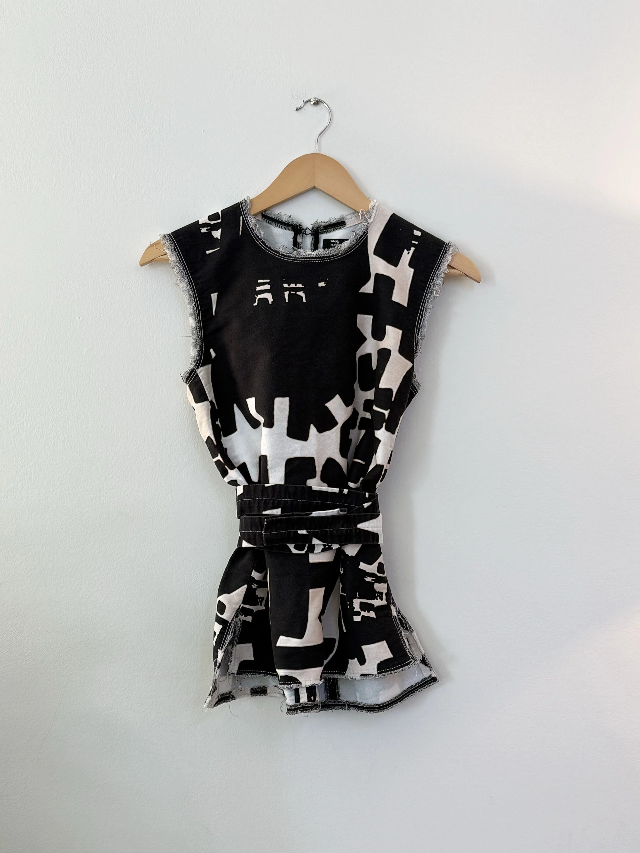 1990s Isabel Marant Graphic Tunic with Belt