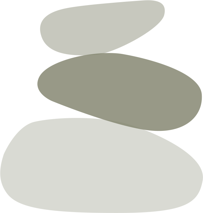 Stacked balancing stones