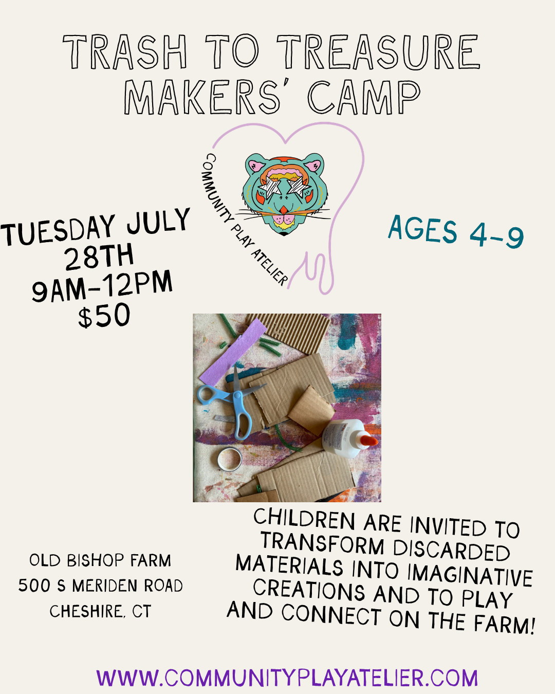 Summer Trash to Treasure Maker’s Camp -  one day camp
