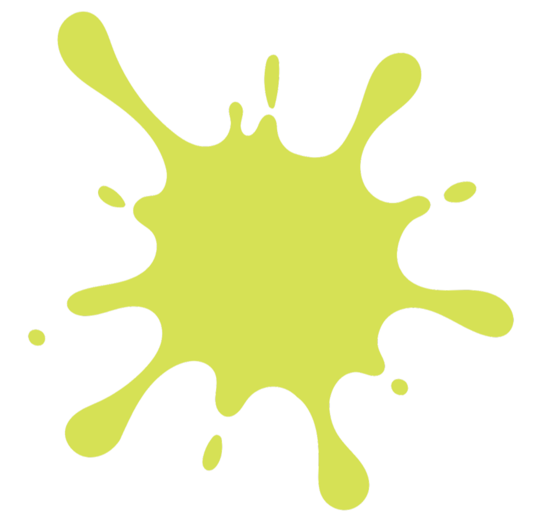 Green paint splatter on black background