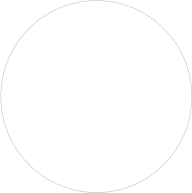 Black background with a white circle outline in the center.