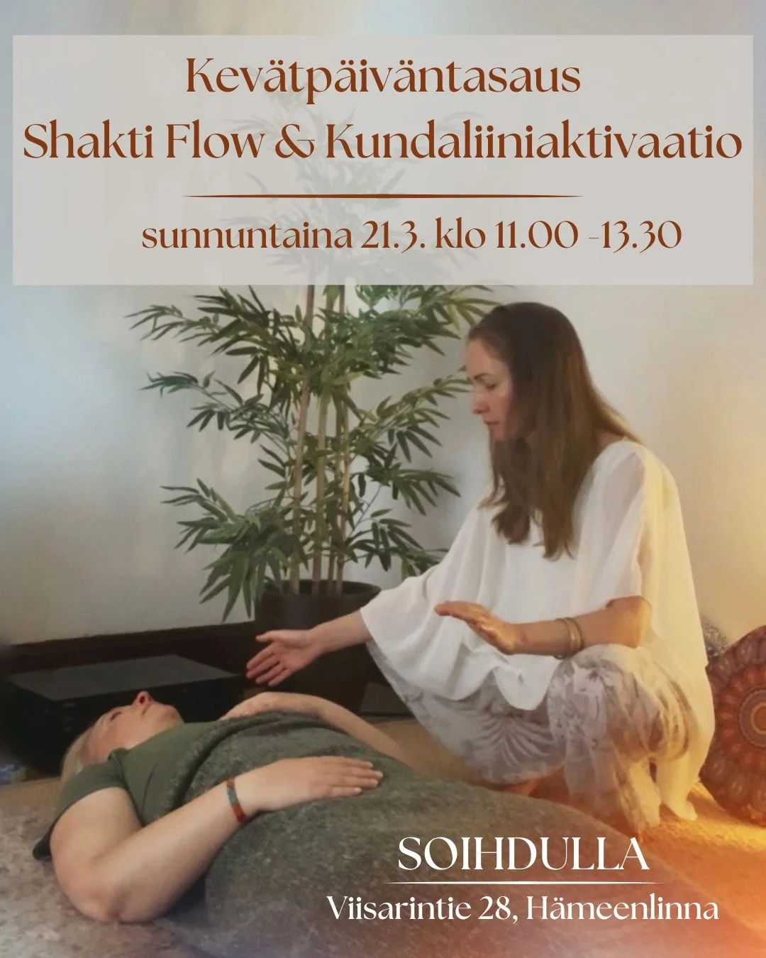 Kevätpäiväntasaus: Shakti Flow & Kundaliiniaktivaatio | Soihtu, Hämeenlinna
