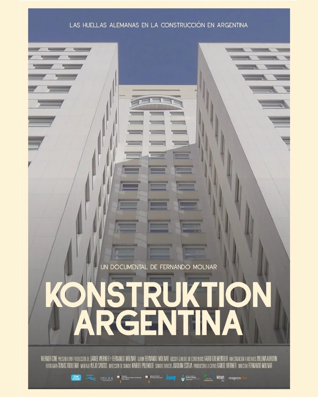 El domingo 14 de junio a las 19:30 hs contin&uacute;a el ciclo de Arquitectura L&uacute;cida con Konstruktion Argentina, de Fernando Molnar.

En el centenario de la Bauhaus, un joven arquitecto sigue las pistas de la relaci&oacute;n de Walter Gropius