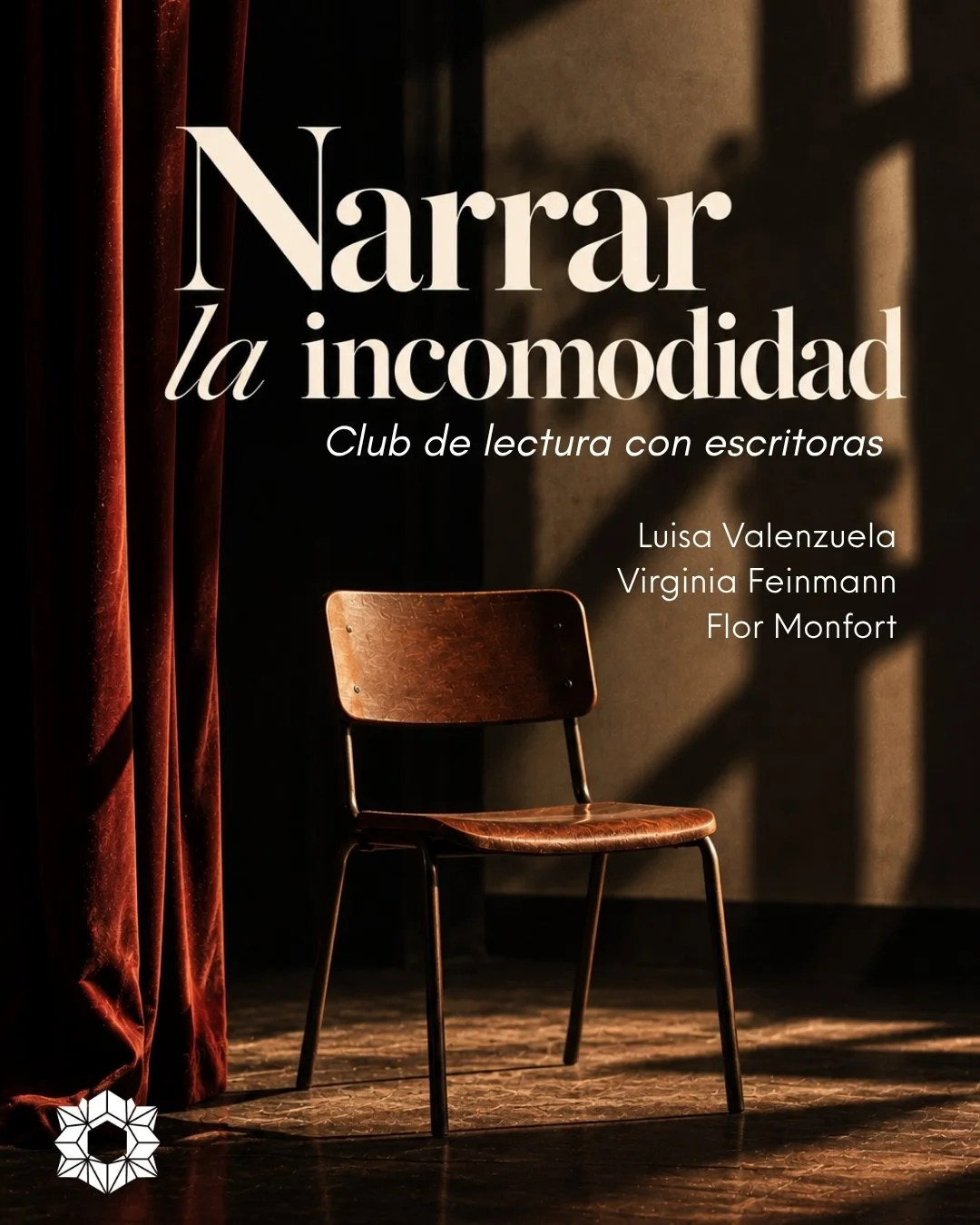 NARRAR LA INCOMODIDAD | Club de lectura con escritoras.
Sala L&uacute;cida te invita a un plan distinto: la pantalla de cine apagada, un caf&eacute; sabroso, una obra y la charla &iacute;ntima con tres autoras que no le escapan a los debates de su ti