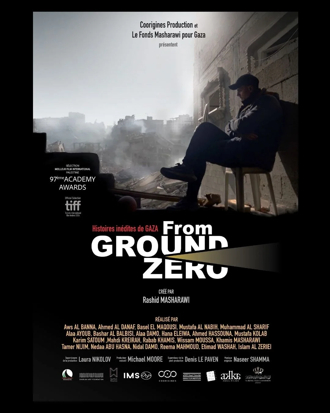 FROM GROUND ZERO
22 cineastas palestinos. 22 cortometrajes realizados en Gaza durante la guerra.
ㅤ
Impulsado por el director palestino Rashid Masharawi, From Ground Zero naci&oacute; para darles una plataforma a 22 cineastas de Gaza y permitirles con