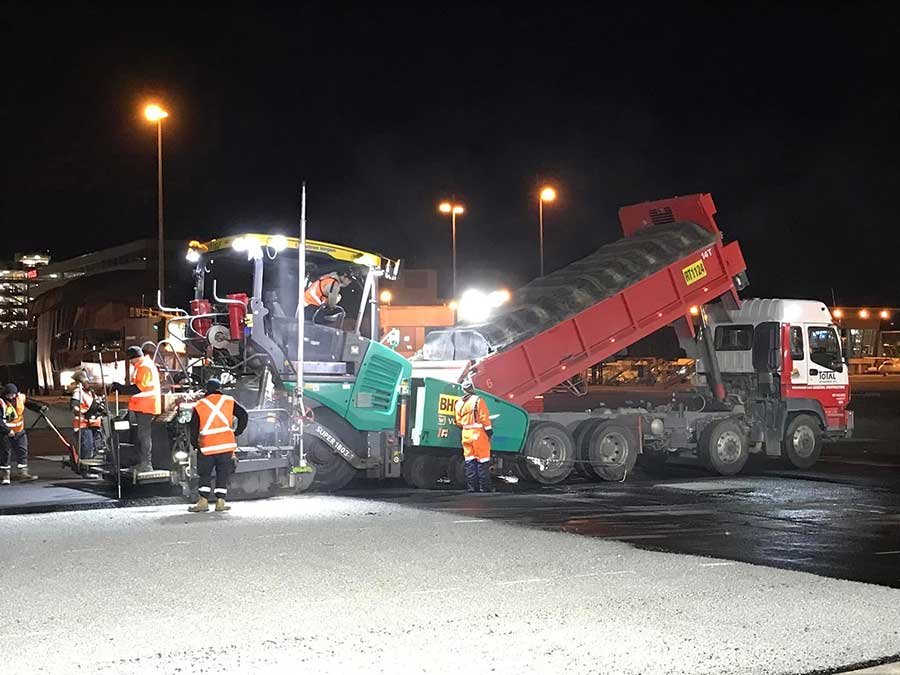 Asphalt services by Total Site Works in wellington and hutt valley