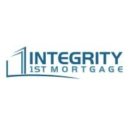 Logo of Integrity 1st Mortgage with a stylized house icon and blue text