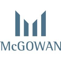 Logo of McGOWAN with a stylized bar chart above the text