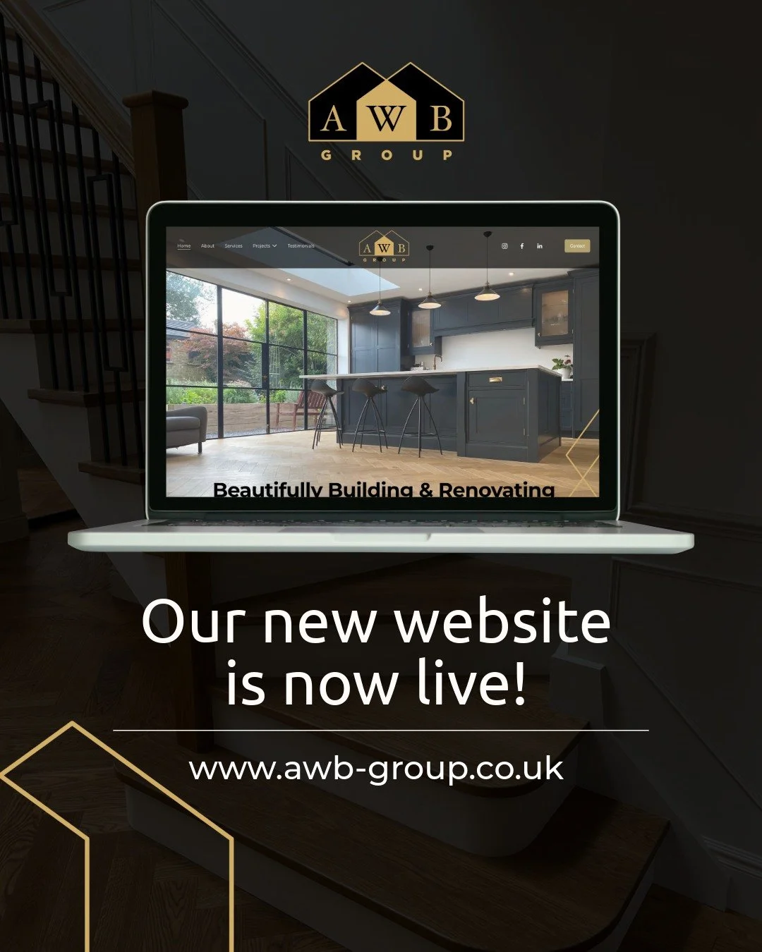 🚨 The new website is now LIVE! 🚨

💻 Head over to www.awb-group.co.uk &amp; let us know what you think? 💻

#construction #newbuild #extension #renovation #alteration