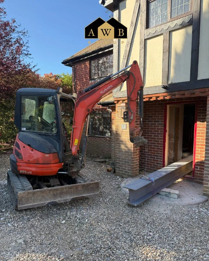Things are progressing well opening up the ground floor to provide a spacious open plan living area.  No extension to this property but lots of alterations to the existing to make the space work better for the the family and provide a stunning home w