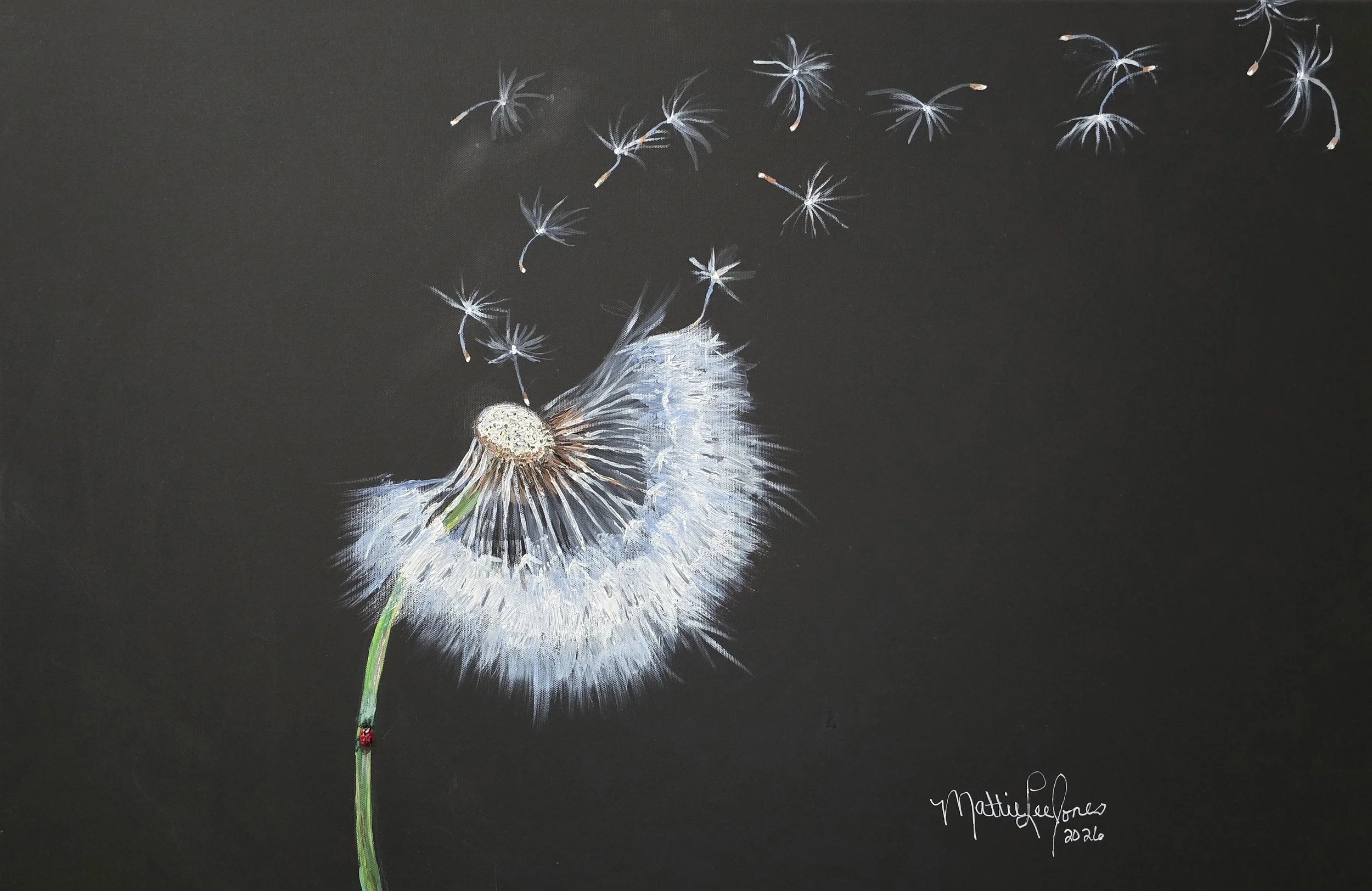 SELAH BLOOM series: RELEASE TO BLOOM- ACRYLIC ON CANVAS-24X36