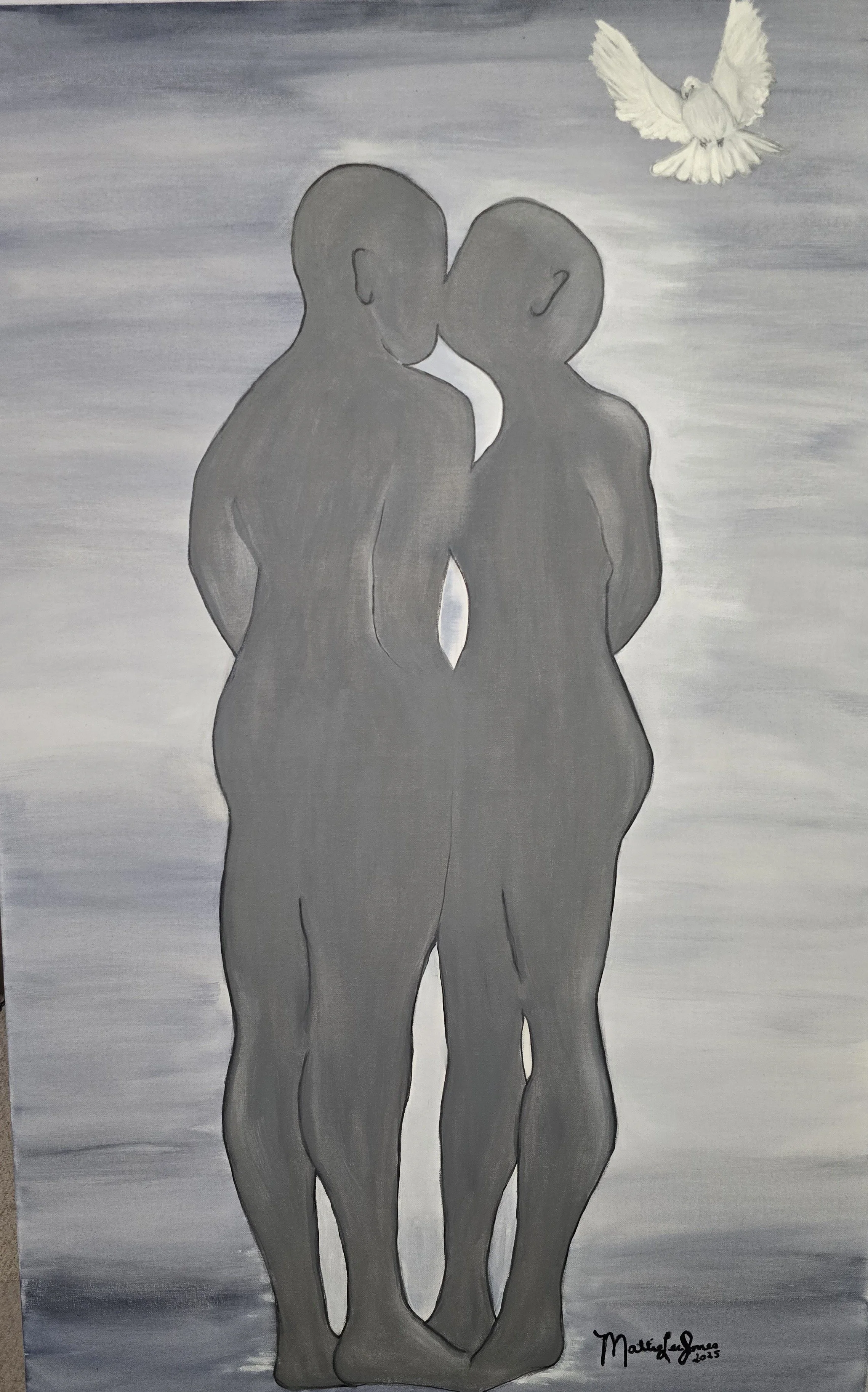 TOE to TOE 36X48 OIL ON CANVAS