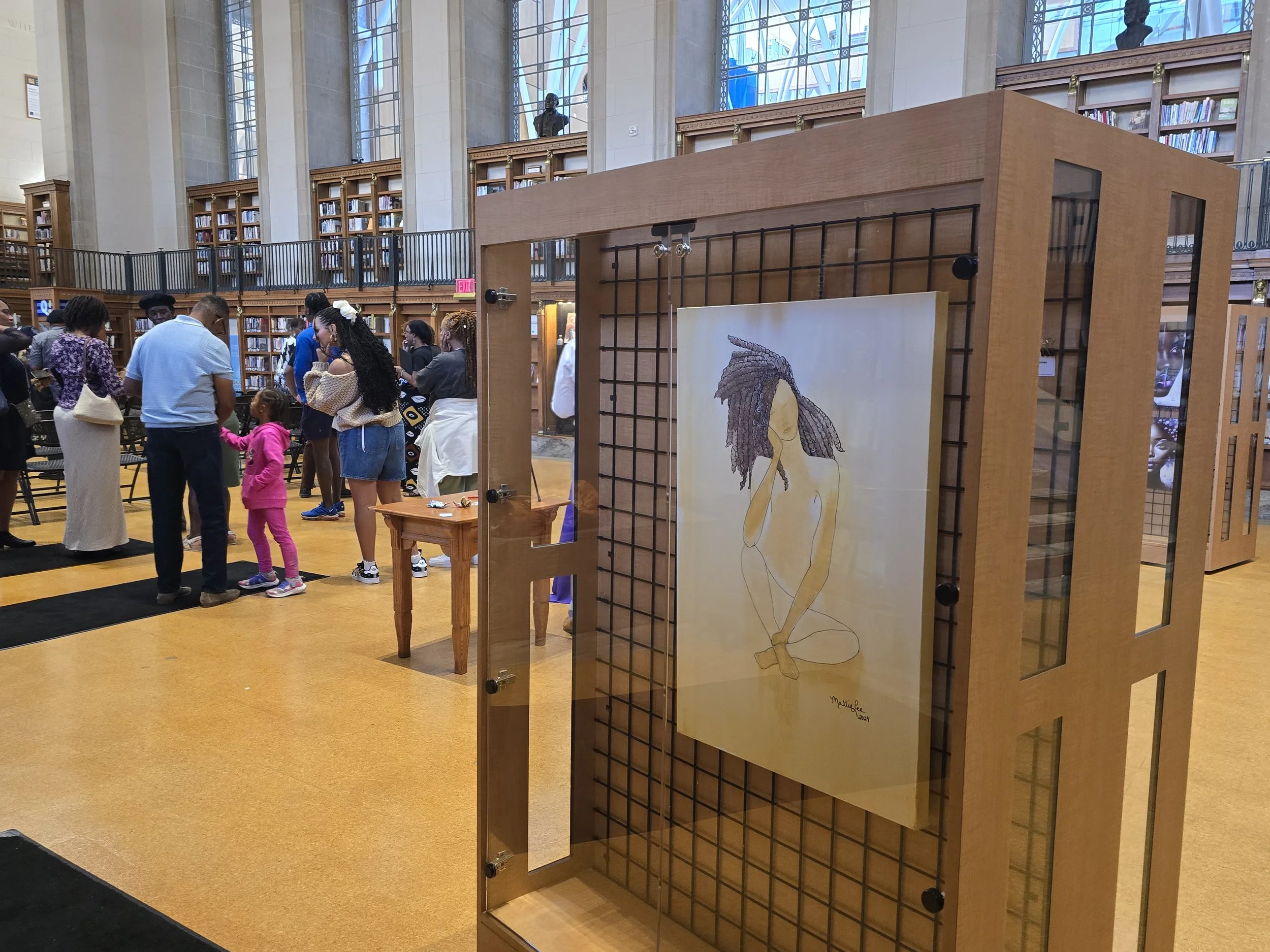 INDAIANPOLIS PUBLIC LIBRARY ART EXHIBITION