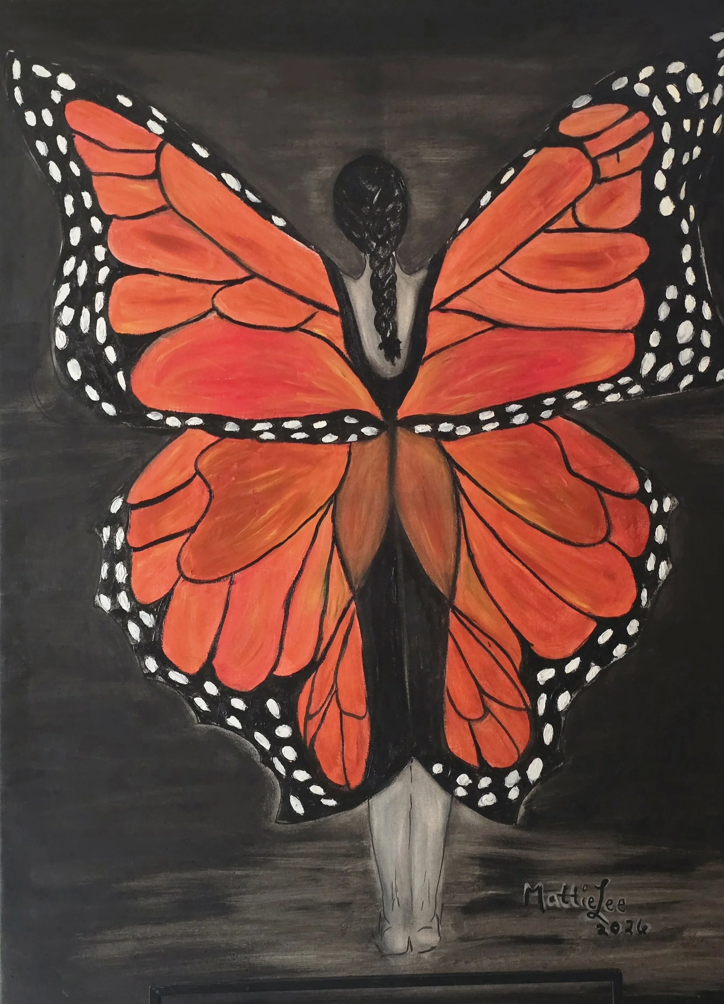 VISIONS OF ENDURENCE SERIES: Titled VIVID REBIRTH 30X40 OIL ON CANVAS