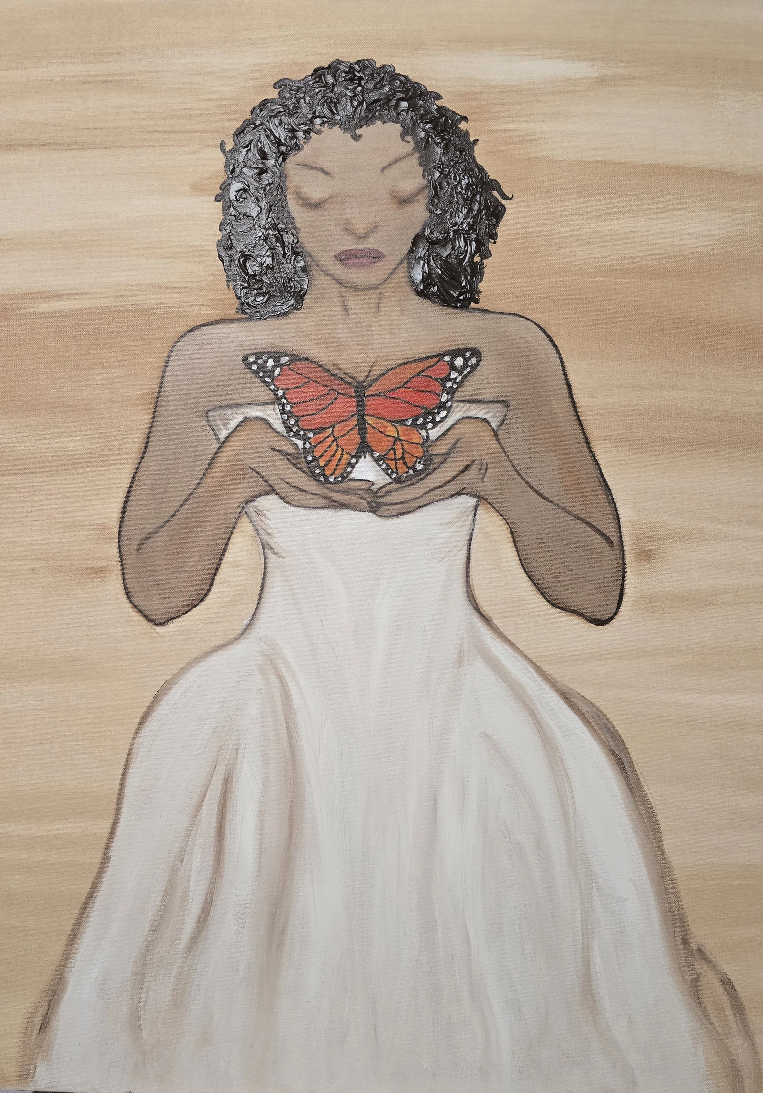 VISION OF ENDURANCE SERIES: Titled Inner Transformation 30x24 oil on canvas  