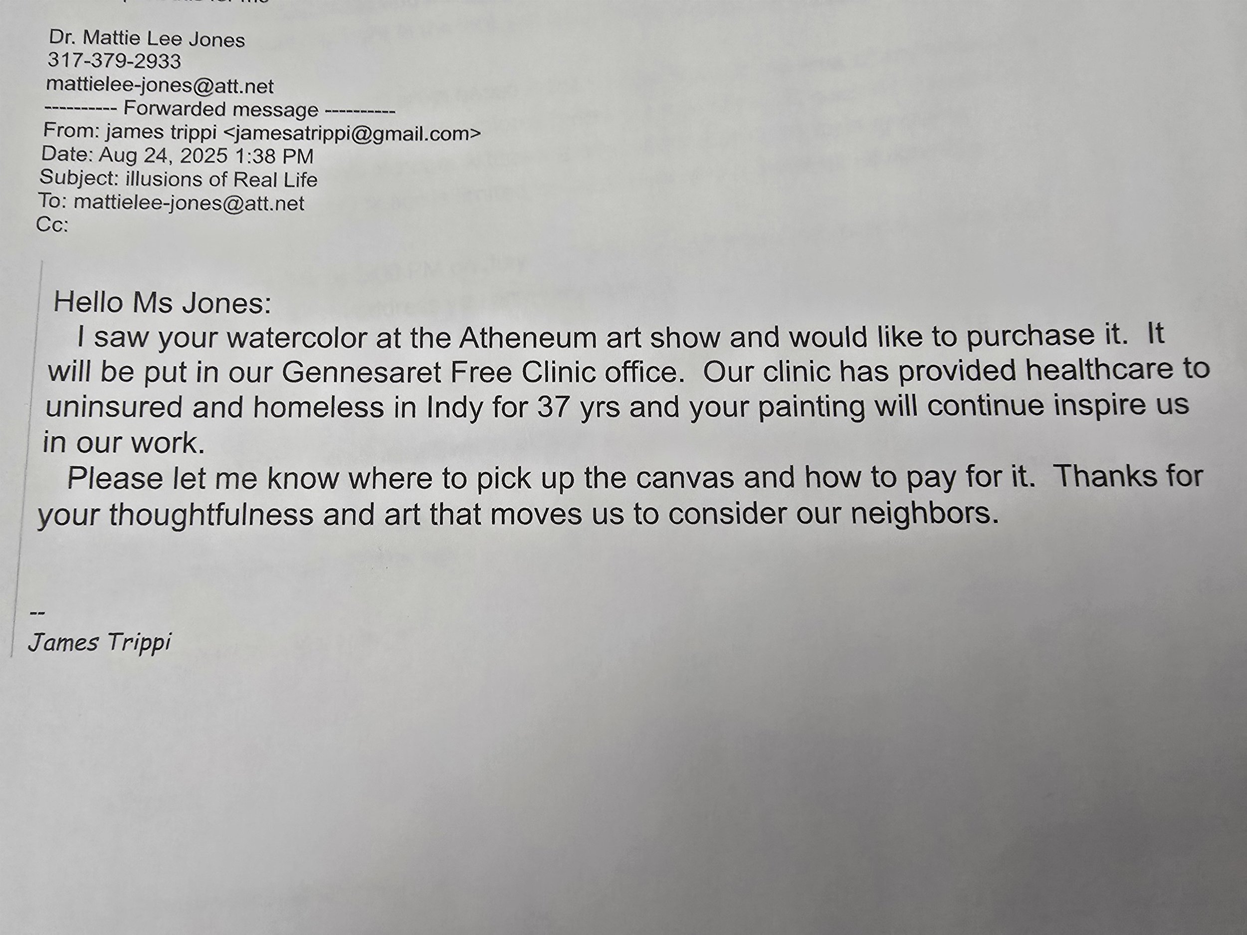 DR. TRIPPI PURCHASE NOTICE