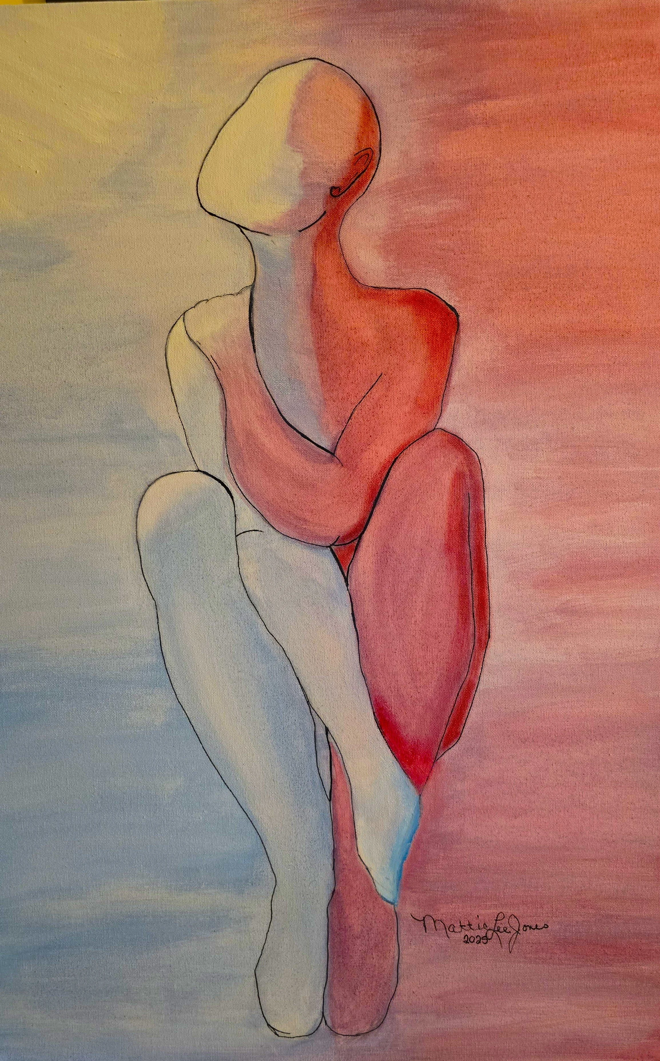 I SEE THE LIGHT OIL ON CANVAS 36X24