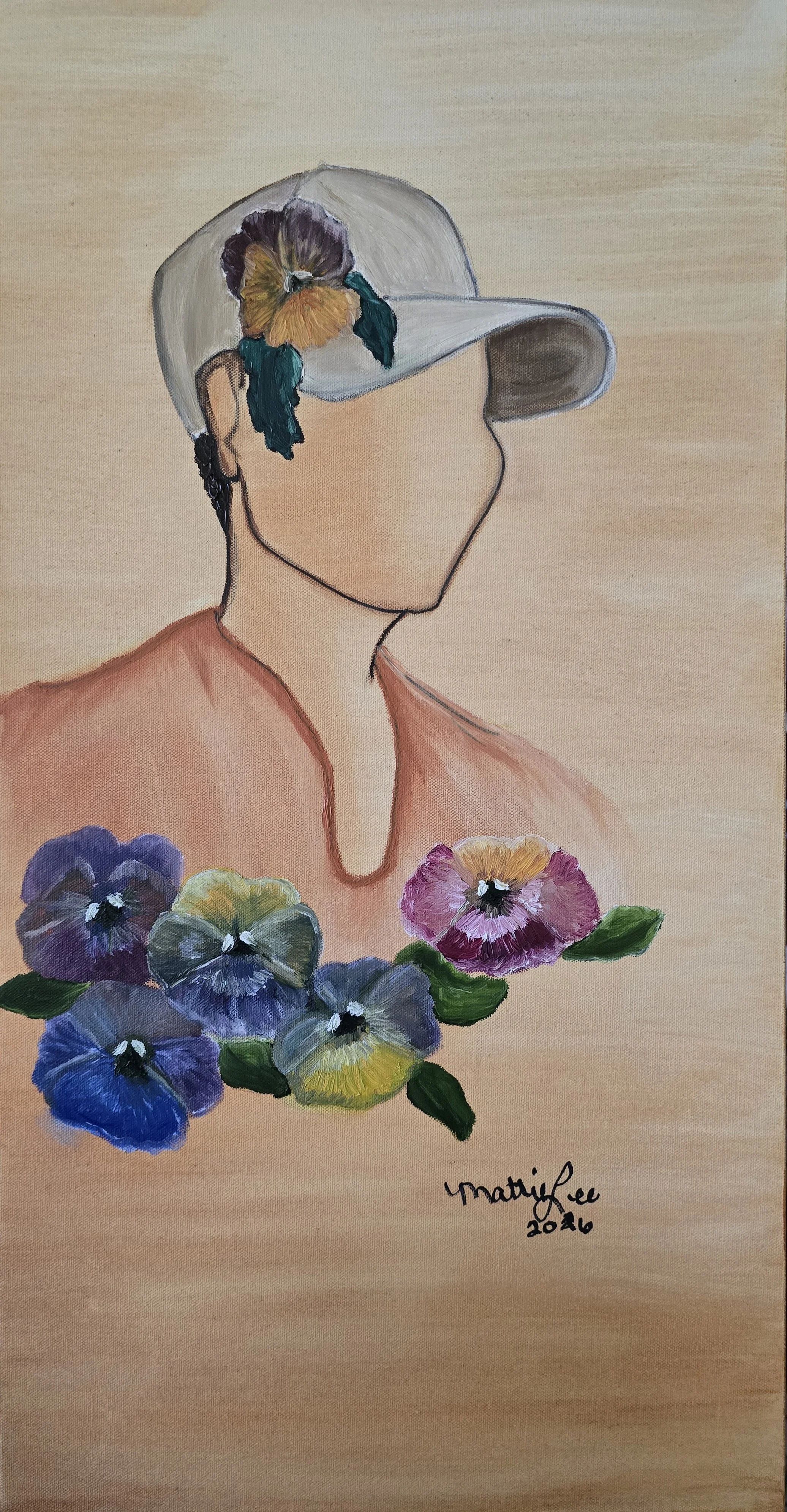 SELAH BLOOM series: FALL BLOOMS-OIL ON CANVAS 30X25