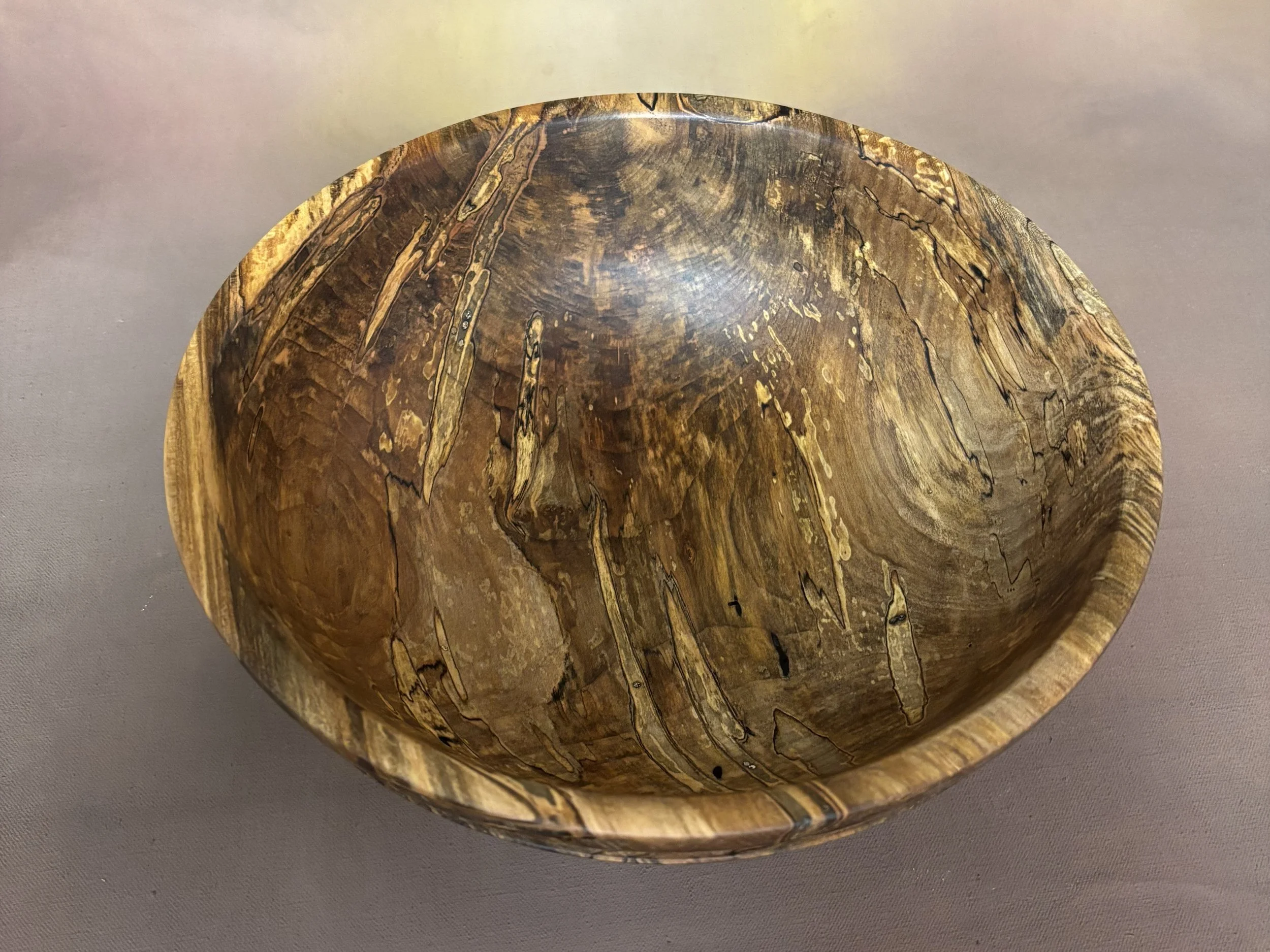 Hickory Bowl with Beaded Rim 10.75" x 4" #B-06 SOLD