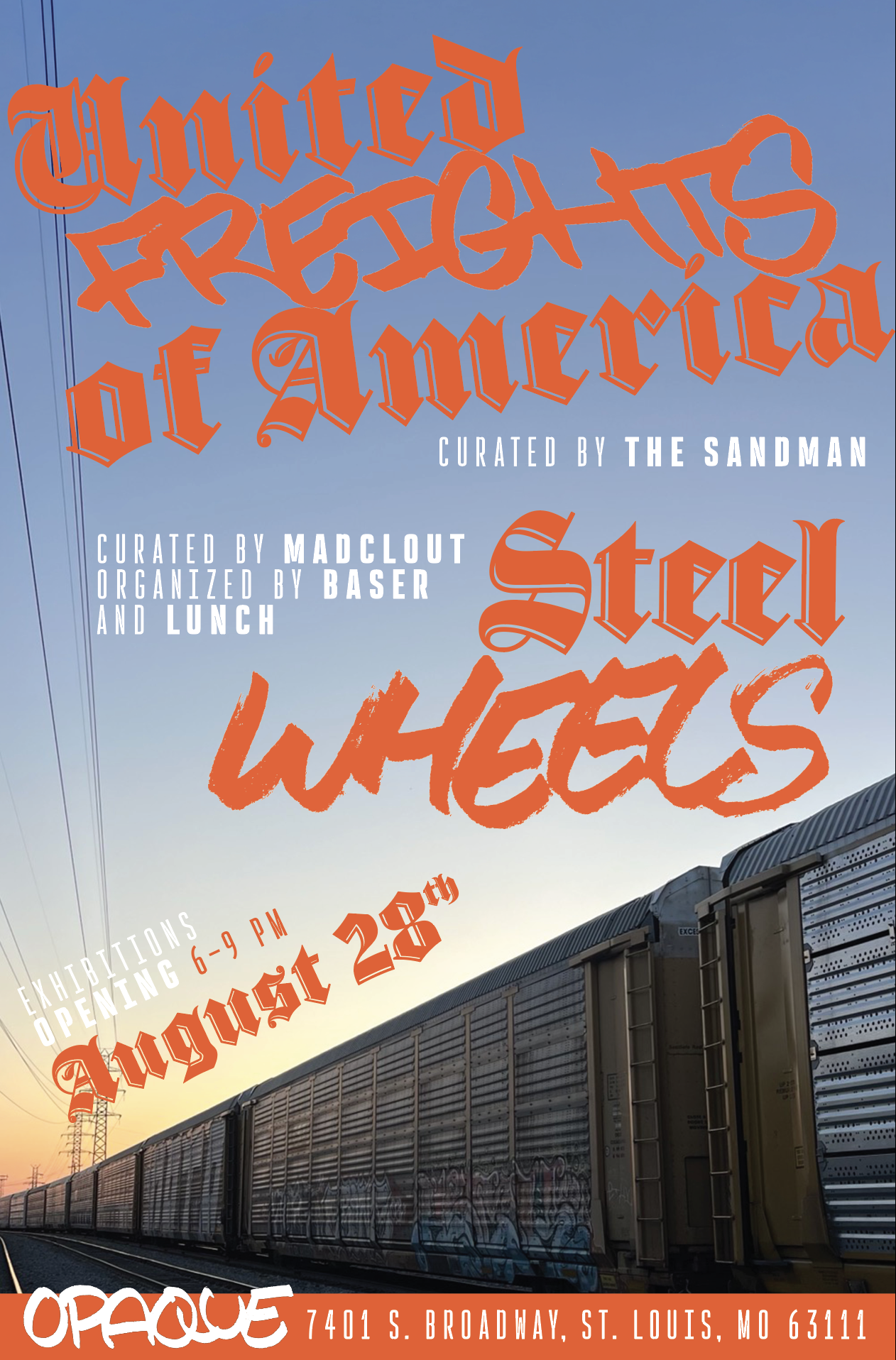United Freights of America / Steel Wheels Exhibition Opening