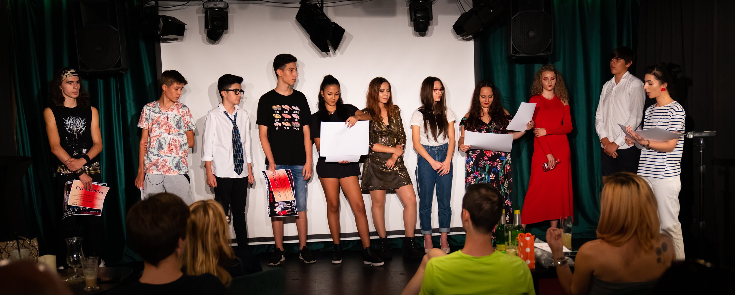 Teen actors presenting final showcase at The Form Academy in Sacramento