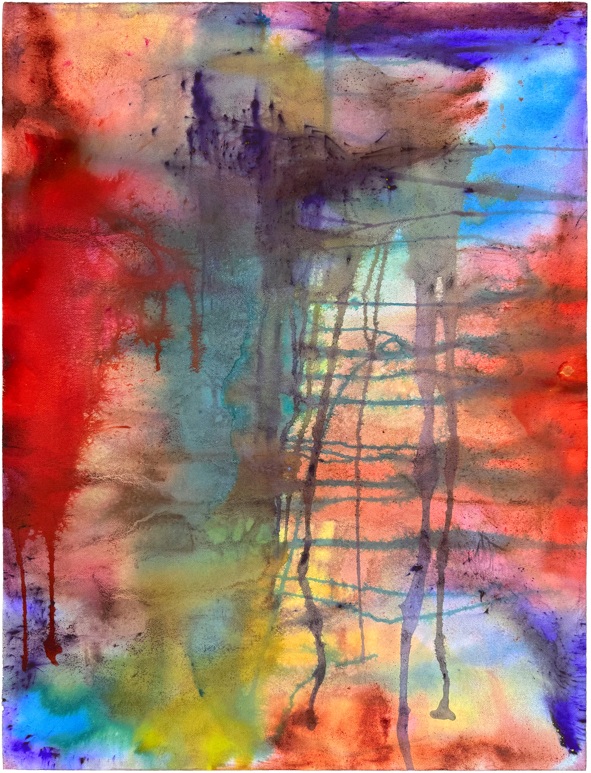 After the Storm, 2025. Dye on paper — 41 x 31 in / 104 x 79 cm