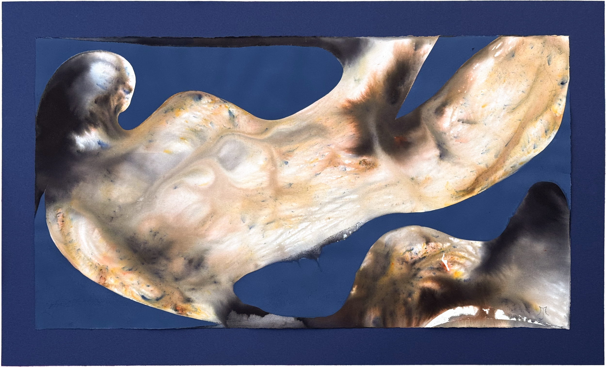 Day Dream, 2026. Dye on paper, framed — 29.75 x 48.5 in / 76 x 123 cm